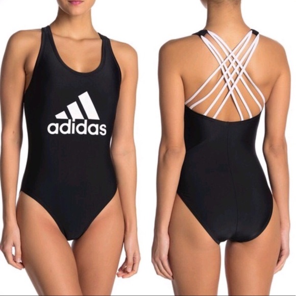 adidas Other - Adidas NWOT Trefoil Logo One Piece Black Swimsuit